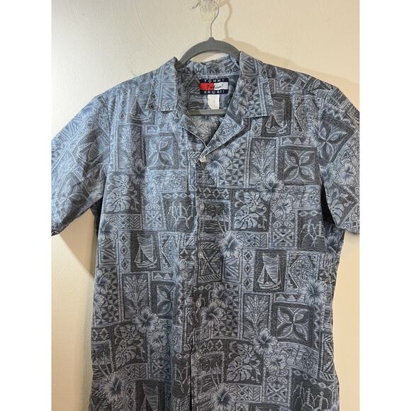 Tommy Fashion Hawaii (Tommy Hilfiger) Hawaiian Shirt Sz Large? Tropical Beach - Picture 2 of 7